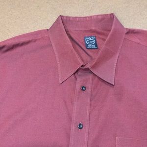Long sleeve maroon button down
